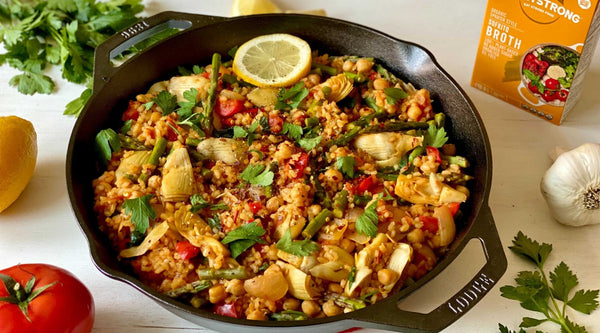 Plant Paella by Chef Brenda Reed