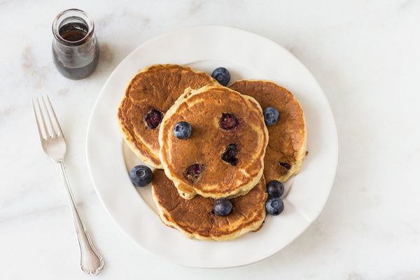 Spelt-Blueberry Pancakes
